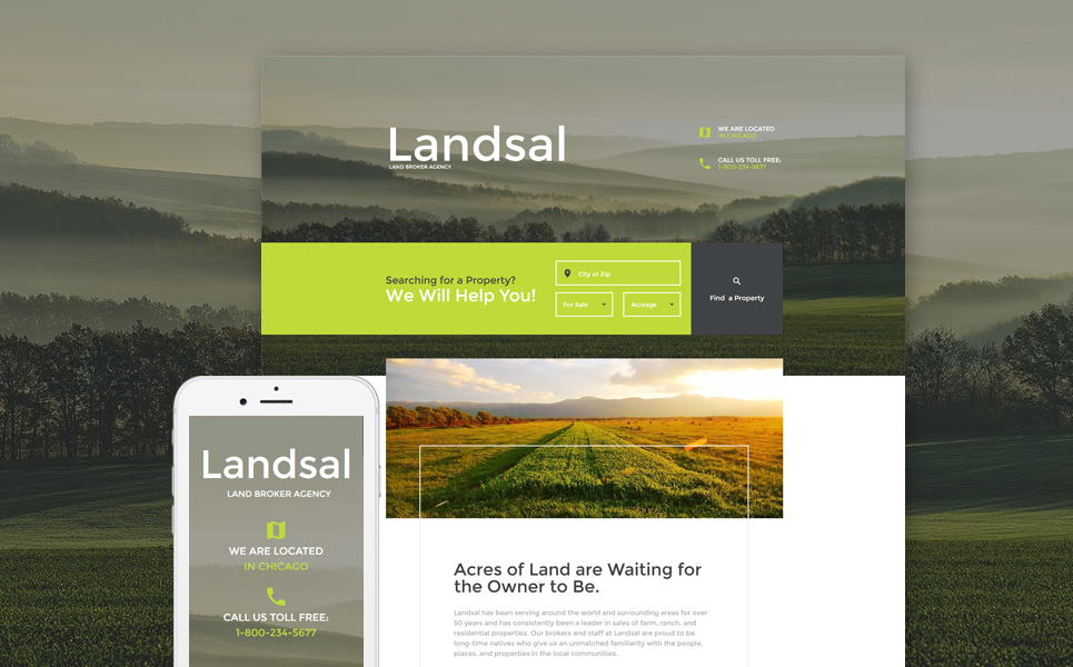 property management website templates