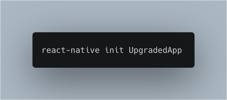 Create a new React Native App